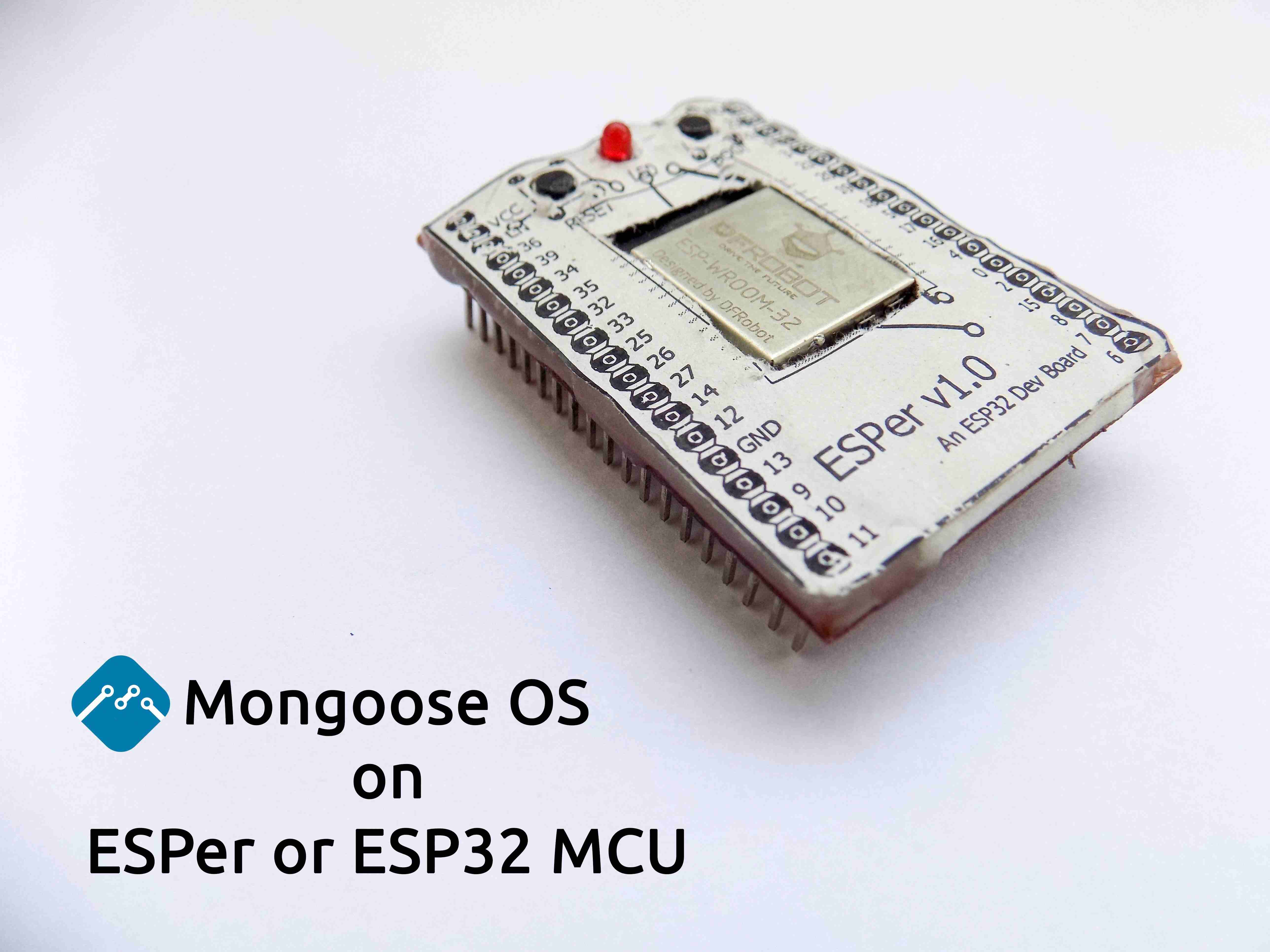 How to install Mongoose OS on ESPer or ESP32